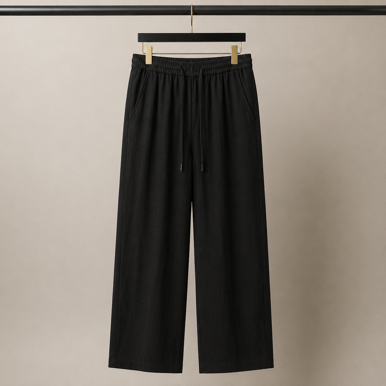 Men’s Wide-Leg Casual Trousers