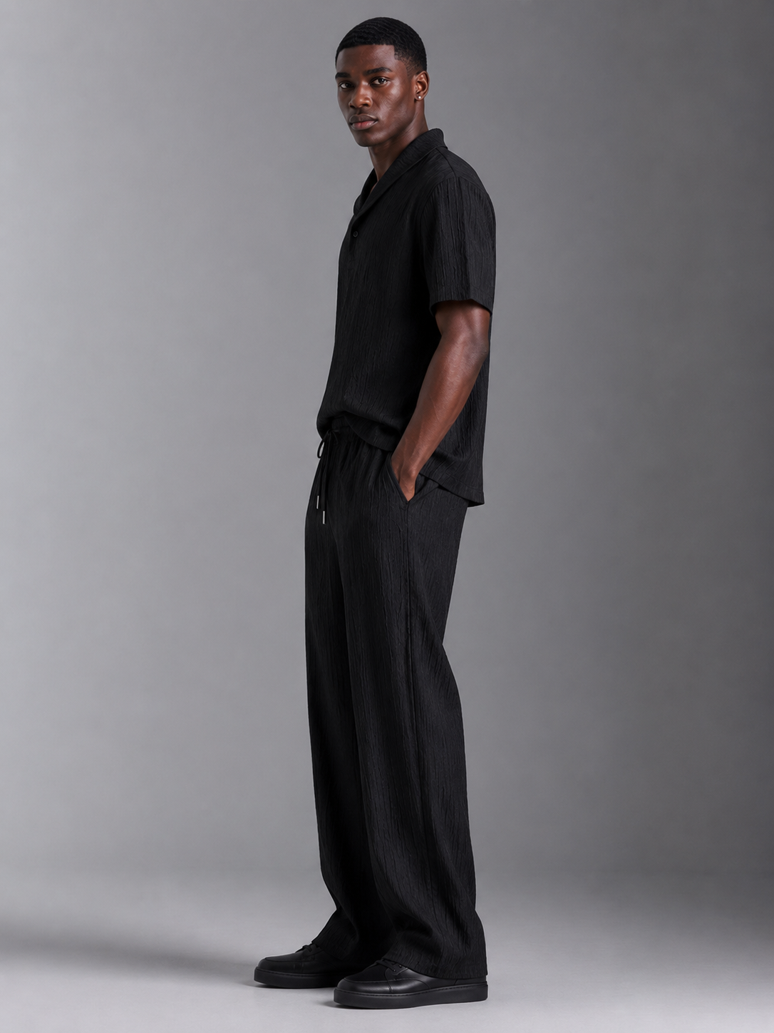 Men's Textured Ice Silk Summer Sports Set Aurelio Motion