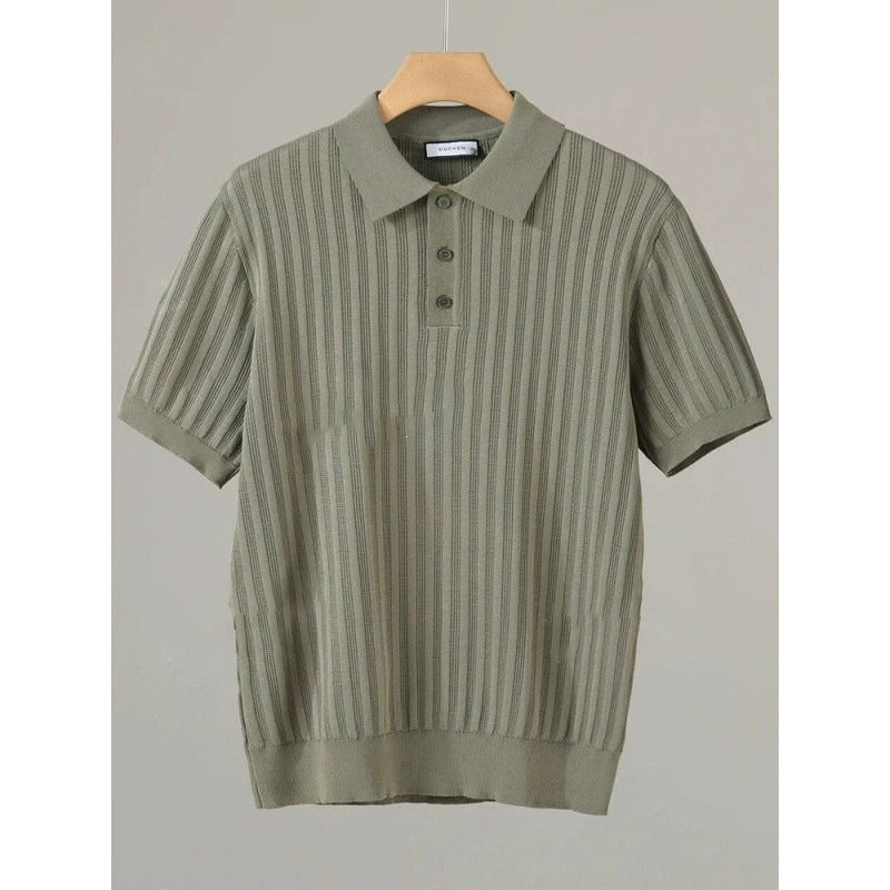 Men’s Short-Sleeve Knit Polo