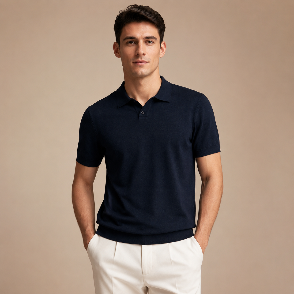 Men's Navy Polo Shirt Azure Legacy