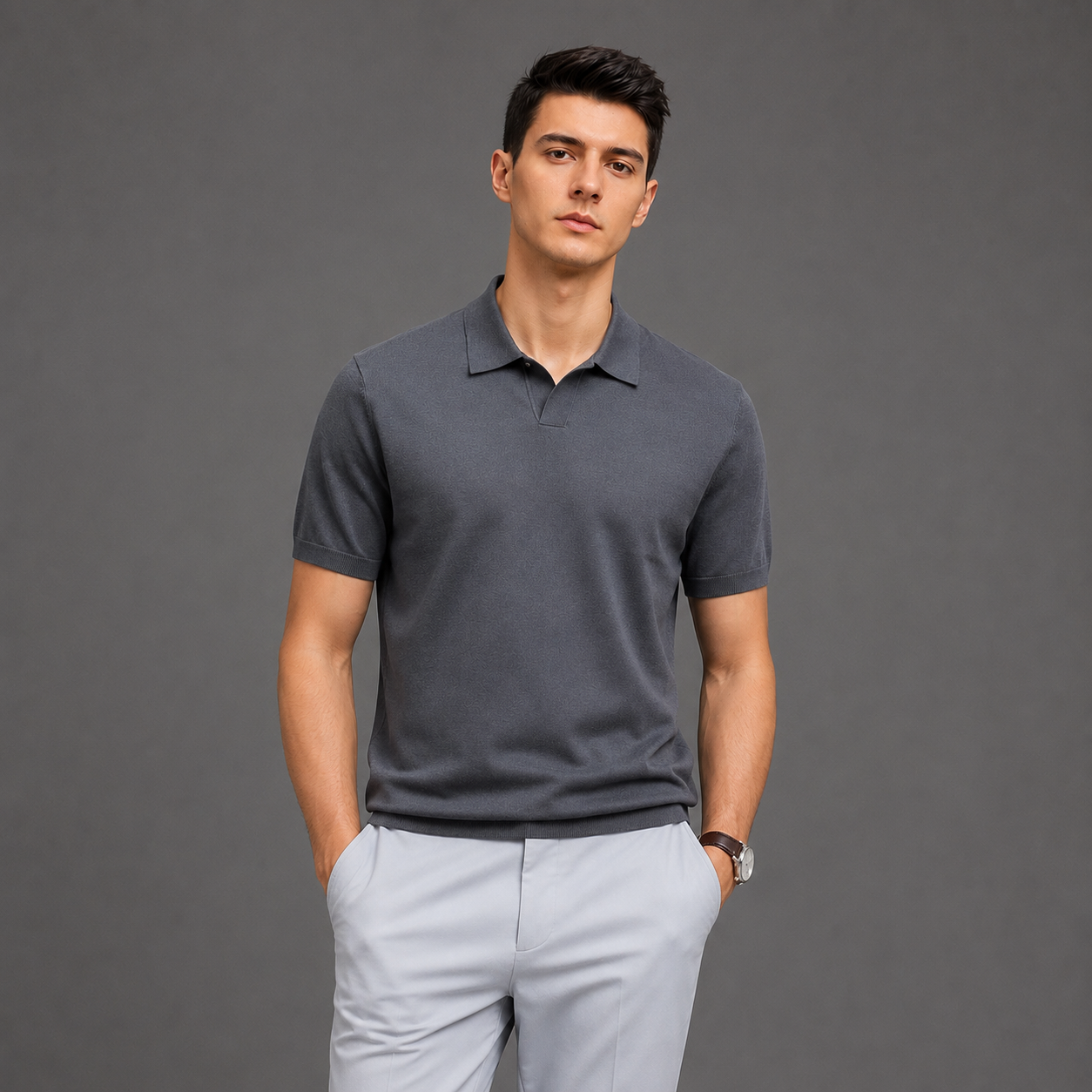 Men's Navy Polo Shirt Azure Legacy