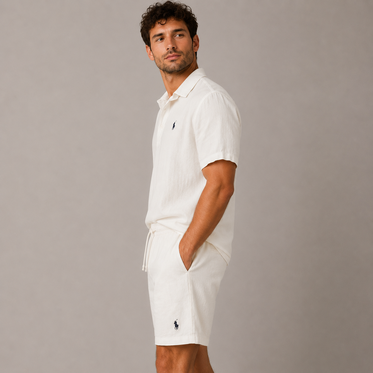 Men’s Linen Summer Set
