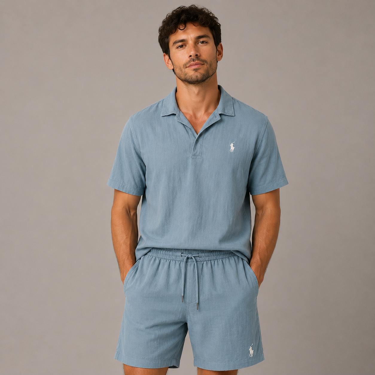Men’s Linen Summer Set