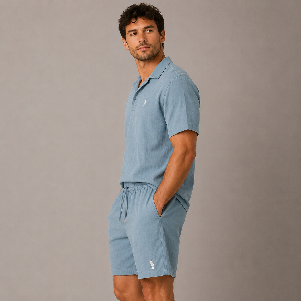 Men’s Linen Summer Set