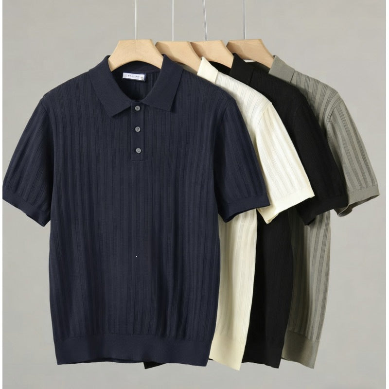 Men’s Short-Sleeve Knit Polo