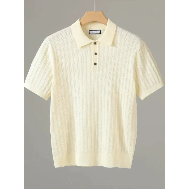 Men’s Short-Sleeve Knit Polo